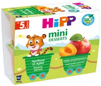 HIPP BIO Jablka s meruňkami 4 x 100 g