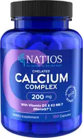 NATIOS Chelated Calcium Complex 200 mg 100 kapslí