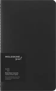 Moleskine Smart Cahier Sešit 2 ks černý L, linkované