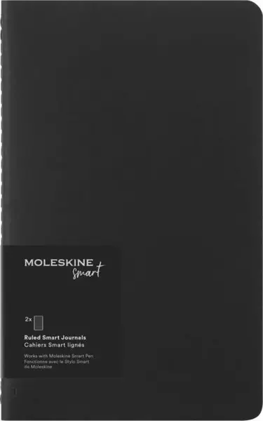 Moleskine Smart Cahier Sešit 2 ks černý L, linkované