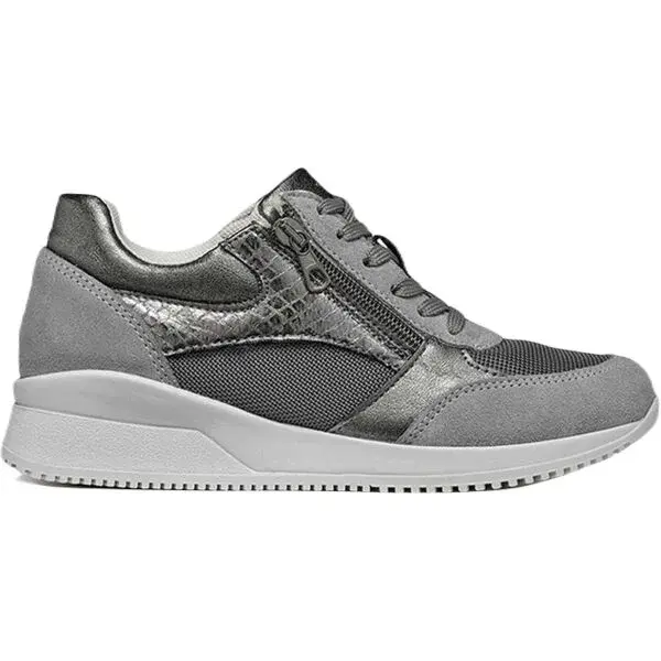 Geox D HALENEY Dámske tenisky, sivá, veľkosť