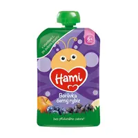 HAMI Kapsička jablko banán černý rybíz borůvky 6m+ 100 g