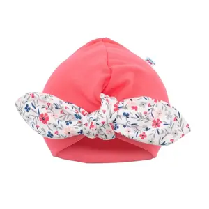 New Baby Dívčí čepička turban  For Girls, vel. 80 (9-12m)