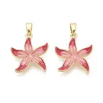 Brass with Enamel Pendants