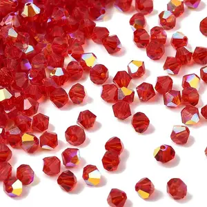 Transparent Electroplate Glass Beads