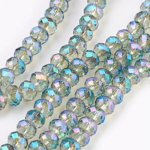 Electroplate Glass Beads Strands