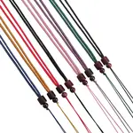 24Pcs 8 Styles Nylon Cord Necklace Makings