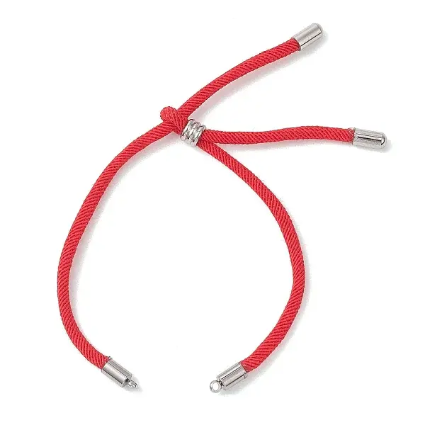 Nylon Round Cord Slider Bracelet Makings