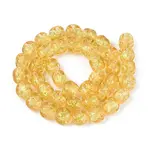 Handmade Foil Lampwork Beads Strands