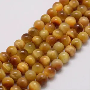 Natural Tiger Eye Bead Strands