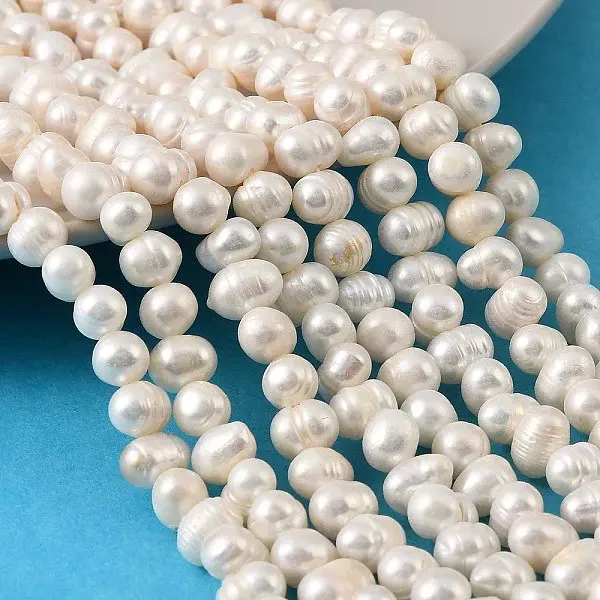 Natural Cultured Freshwater Pearl Beads Strands
