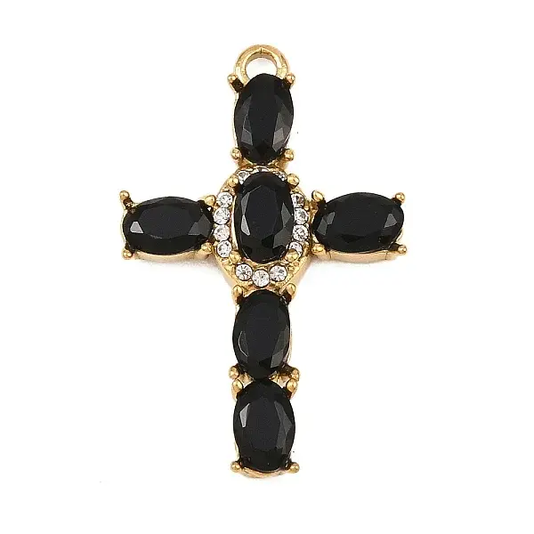 304 Stainless Steel Rhinestone Pendants