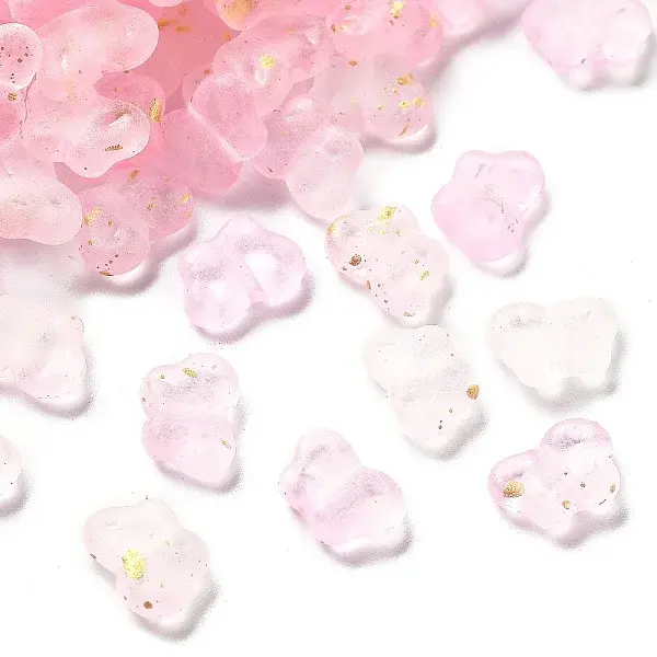 Gradient Color Transparent Acrylic Beads