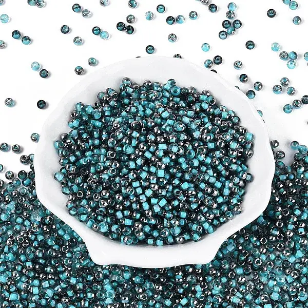 Transparent Inside Colours Glass Seed Beads