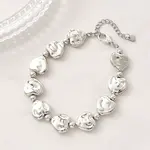 Heart CCB Plastic Beaded Bracelets