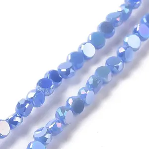 Electroplate Glass Beads Strands
