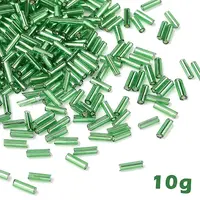 10G Glass Bugle Beads