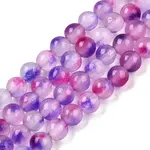 Dyed Natural White Jade Beads Strands