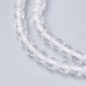 Natural Quartz Crystal Beads Strands