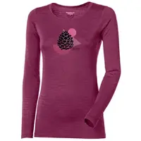 PROGRESS HELA CONE Dámske merino tričko s dlhým rukávom, fialová, veľkosť