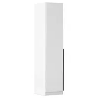 Rauch Möbel ŠATNÍ SKŘÍŇ S OTOČNÝMI DVEŘMI, bílá, tmavě šedá, 47/229/54 cm