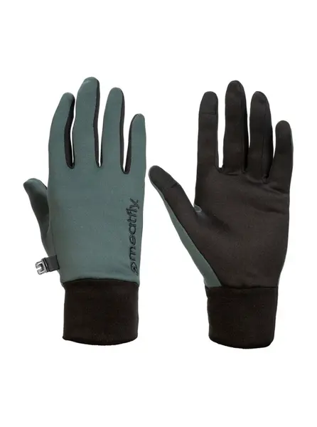 Meatfly pánské rukavice Mens Powerstretch Botanical | Zelená | Velikost XL