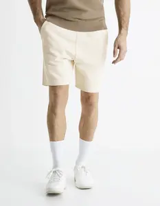 Celio Cotton Shorts Bonepsey - Mens