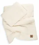 2D súprava vankúš a prikrývka Boucle 35x30cm + 55x75cm - ecru