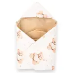 Zateplená zavinovačka do autosedačky New Baby Love Teddy Bear beige , 20C59222