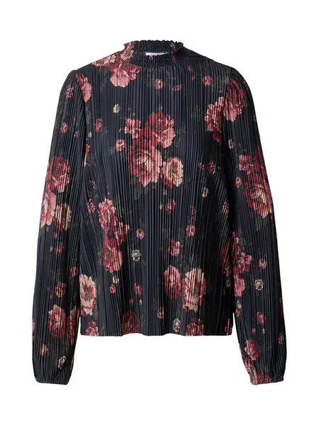 VILA Blúzka 'VIBLOOMIA'  olivová / burgundská / pastelovo červená / čierna