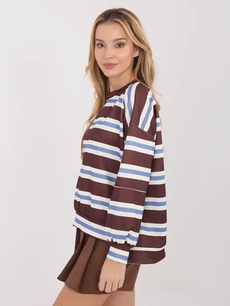 Dámska pruhovaná mikina