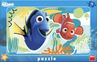 Deskové puzzle Nemo a Dory 15 dílků - -