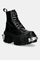 Kožené workery New Rock CRUST NEGRO,  TANK CASCO NEGRO POWER *