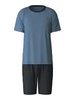 CALIDA Krátke pyžamo  tmavomodrá / opálová