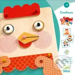 Drevená skladačka: CreaFaces