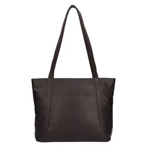 Kožená dámska kabelka cez rameno SendiDesign Marta – hnedá