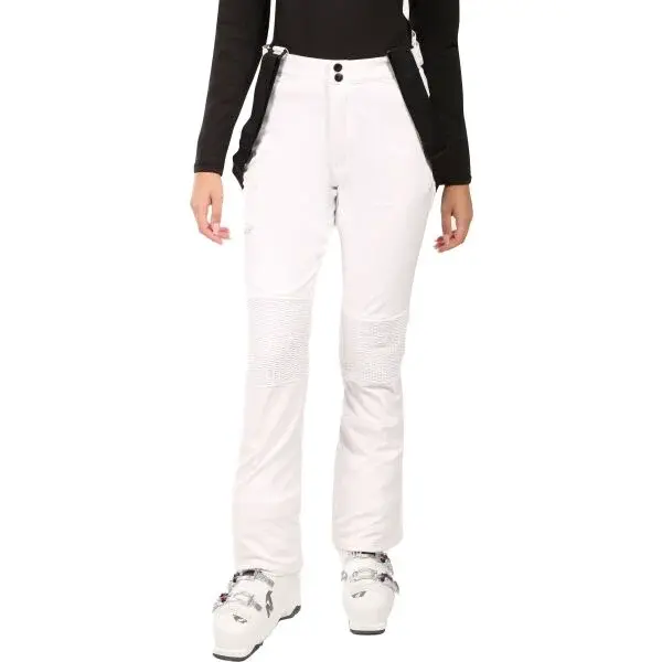 KILPI DIONE Dámské softshellové lyžařské kalhoty, bílá, velikost 40S