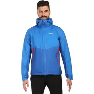 KILPI HURRICANE Pánská hardshellová bunda, modrá, velikost XXXL