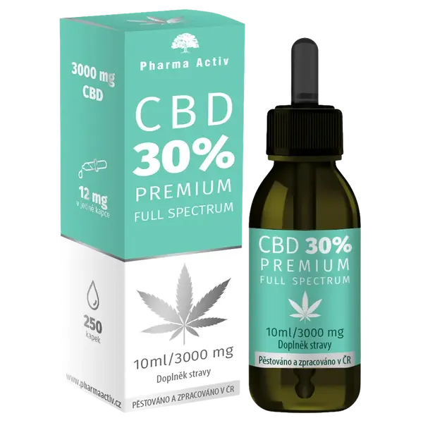 PHARMA ACTIV CBD 30% PREMIUM 3000mg Full Spectrum 10 ml