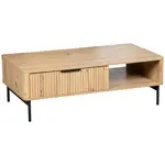 MID.YOU KONFERENČNÍ STOLEK, černá, dub artisan, kov, kompozitní dřevo, 110/60/37 cm