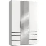 MID.YOU ŠATNÍ SKŘÍŇ S OTOČNÝMI DVEŘMI, bílá, 150/236/58 cm