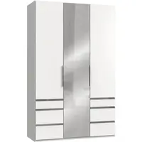 MID.YOU ŠATNÍ SKŘÍŇ S OTOČNÝMI DVEŘMI, bílá, 150/236/58 cm