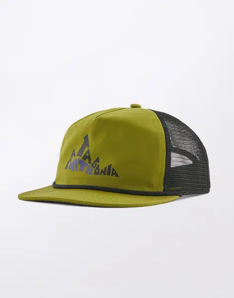 Patagonia Airfarer Cap Berm Logo: Graze Green