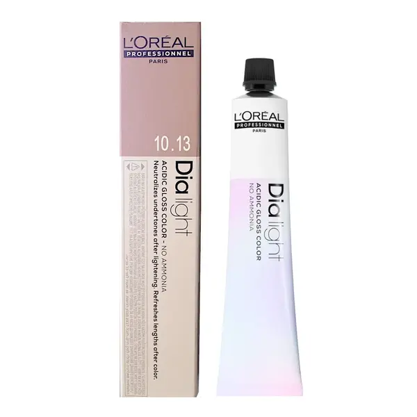 Přeliv na vlasy Loréal Dialight 50 ml - odstín 10.13 milkshake velmi velmi světlý popelavý zlatý - L’Oréal Professionnel + dárek zdarma