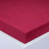 Napínací prostěradlo froté EXCLUSIVE vínové 90 x 200 cm