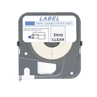 Max LM-305T, 5mm x 8m, průhledná kompatibilní páska