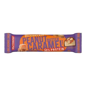 Proteinová tyčinka Nutrend Delicious Bar 50g arašídové máslo+karamel