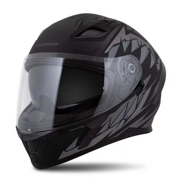Moto přilba Cassida Orbit StriX černá matná/šedá XXL (63-64)