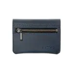 Kožená peněženka FIXED Tripple Wallet z pravé hovězí kůže, modrá