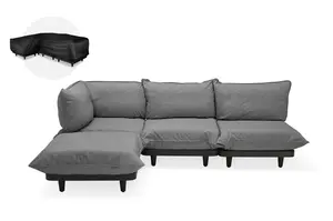 Zahradní sedací souprava paletti set large, více variant - Fatboy Barva: rock grey